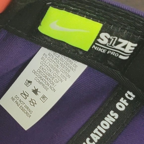 Nike ‎ Pro 1 Size Clemson Tigers Adjustable Snapback Hat - Picture 8 of 8